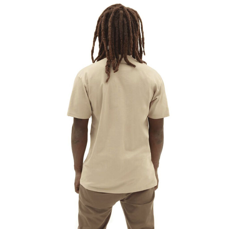 Vans MN LEFT CHEST LOGO TEE Beige