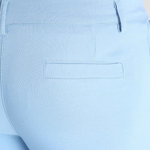 Lot De 2 Pantalons Chino Noir Bleu Ciel