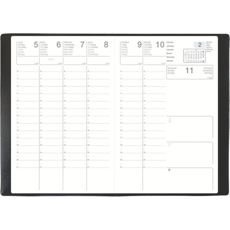 Agenda Eco scolaire semainier - année 2026/2027 - 10 x 15 cm