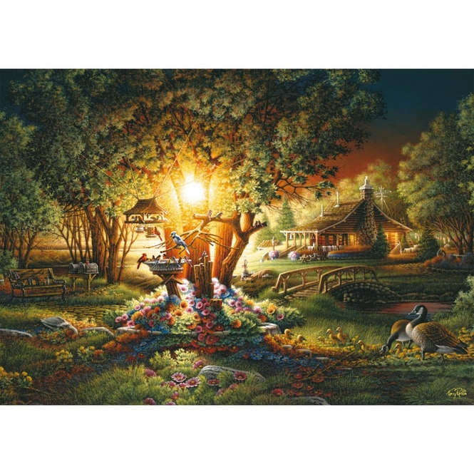 Puzzle - Terry Redlin - Prächtiges Frühlingsleuchten - 1000 Teile