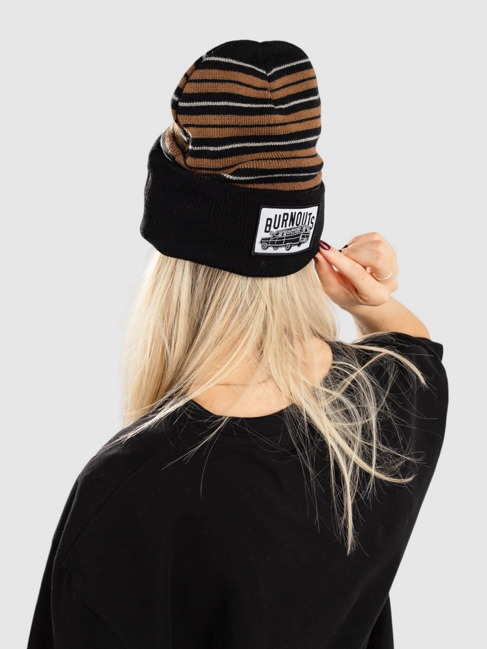 Lurking Class Burnouts Beanie stripes