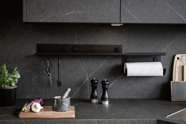 WENKO Küchenregal »Modell Jet S« Regal für die Wand, Industrial Style, pulverbeschichtetes Metall