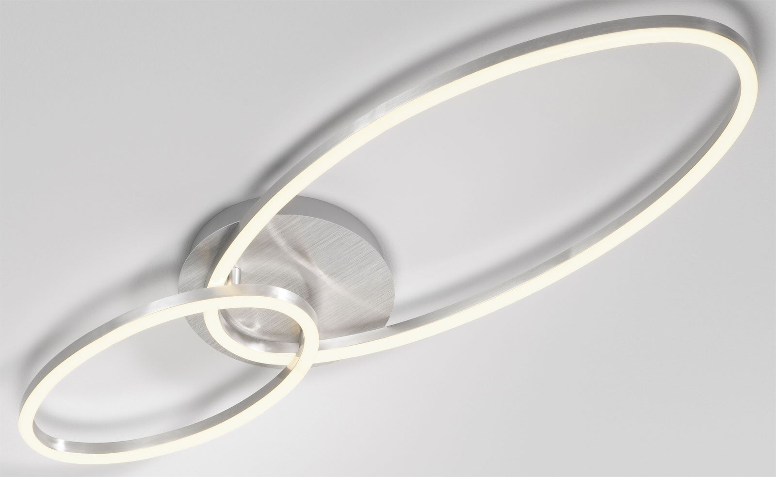 casaNOVA LED Deckenlampe VERSA alufarbig gebürstet