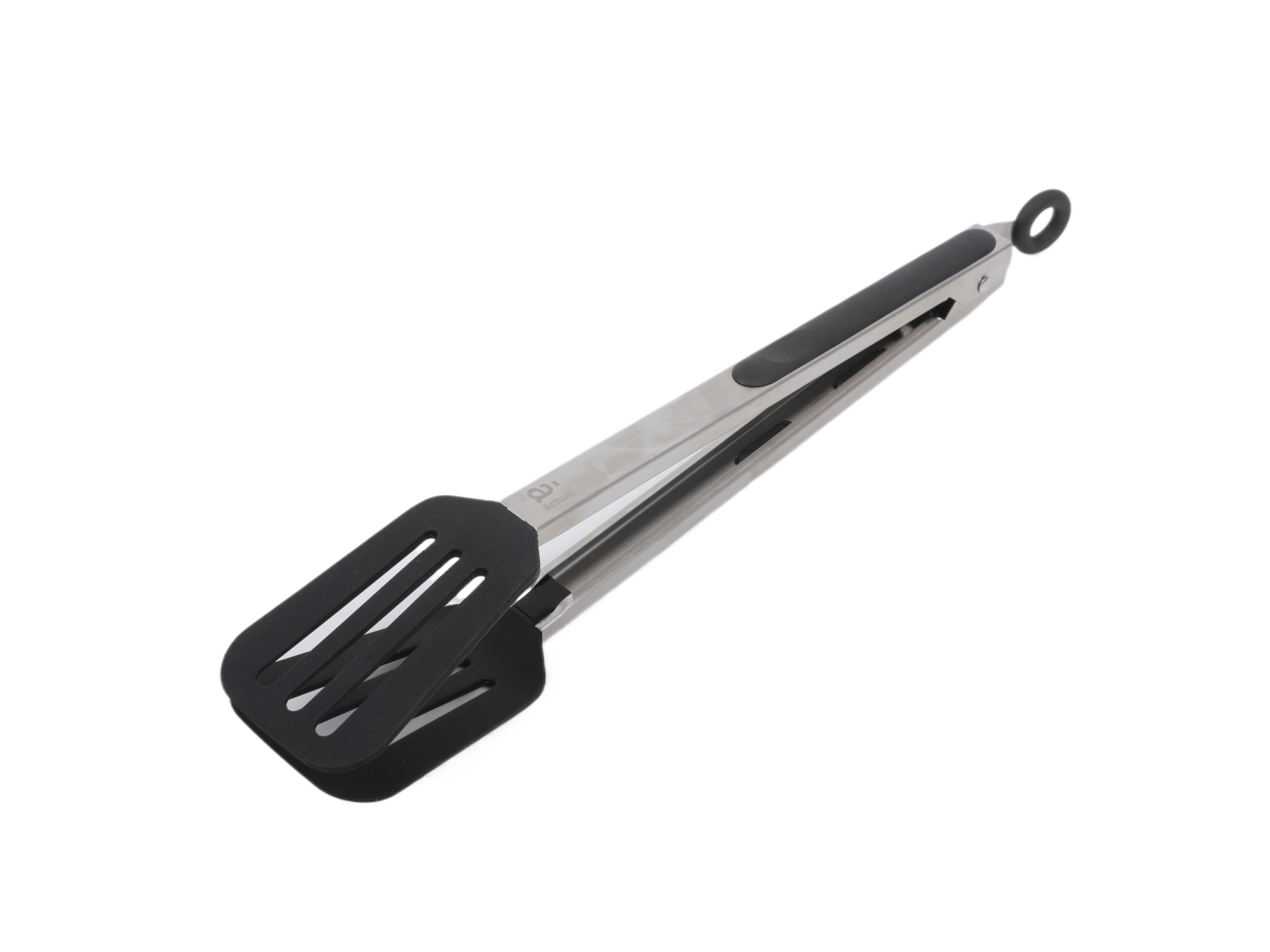 ESPÁTULA PINÇA ACTUEL PRETA SILICONE / INOX