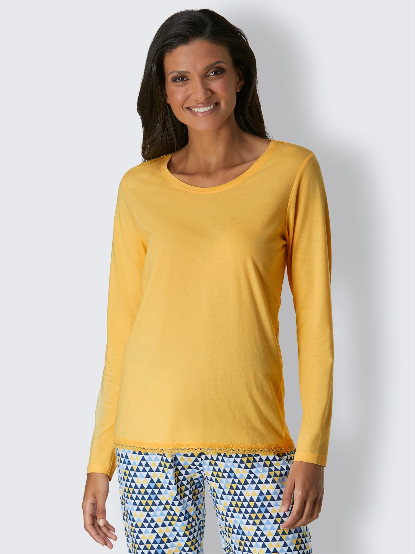 Pyjama-t-shirt jersey fin