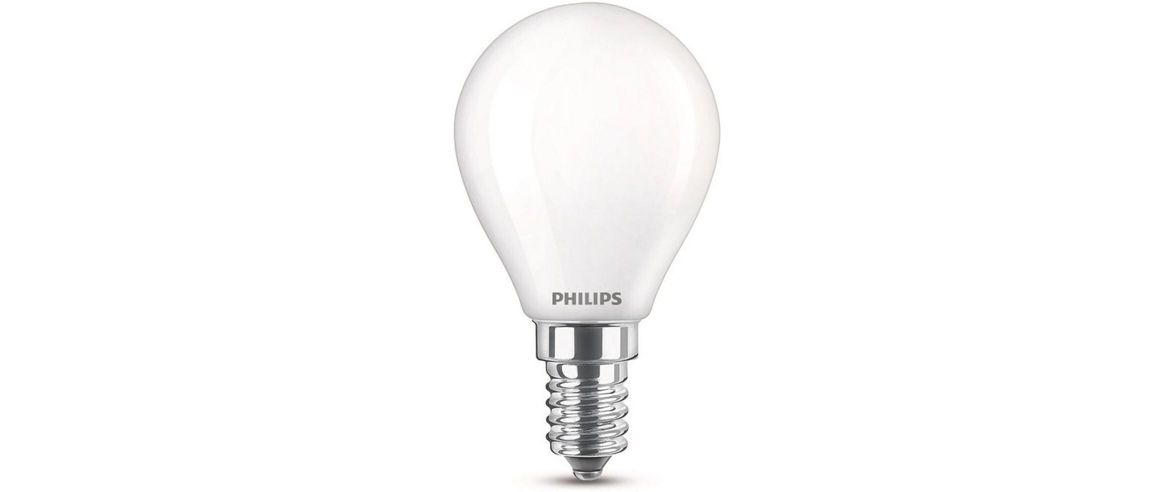 Lampe LEDcla 40W E14 P45 WW FR ND 2PF WarmweissLeuchtmittel P45 mit matter Oberfläche