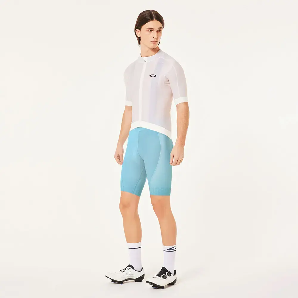 Oakley Endurance Mix Fietsshirt Korte Mouwen Lichtblauw/Grijs Heren