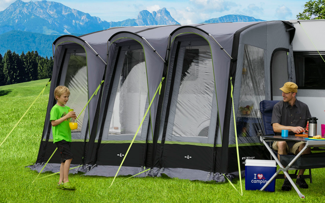Berger Molina Air Deluxe II aufblasbares Reisevorzelt für Wohnwagen