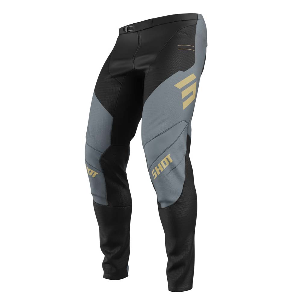 Shot - Pantalon Contact Shield Noir / Gris / Or