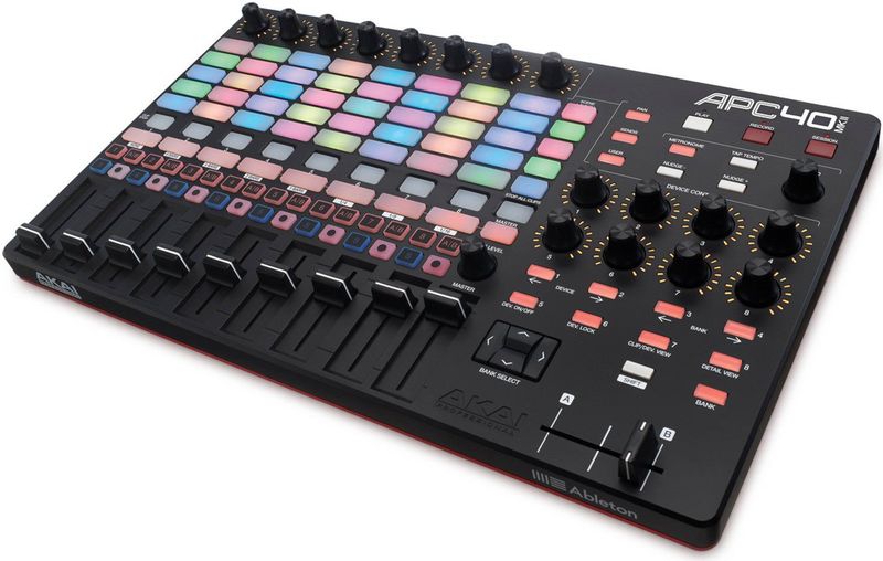 Akai - APC40 MKII - MIDI-controller - Zwart - 5x8 Clipmatrix