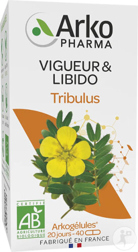 Arkogélules Bio Tribulus Libido 40 Gélules