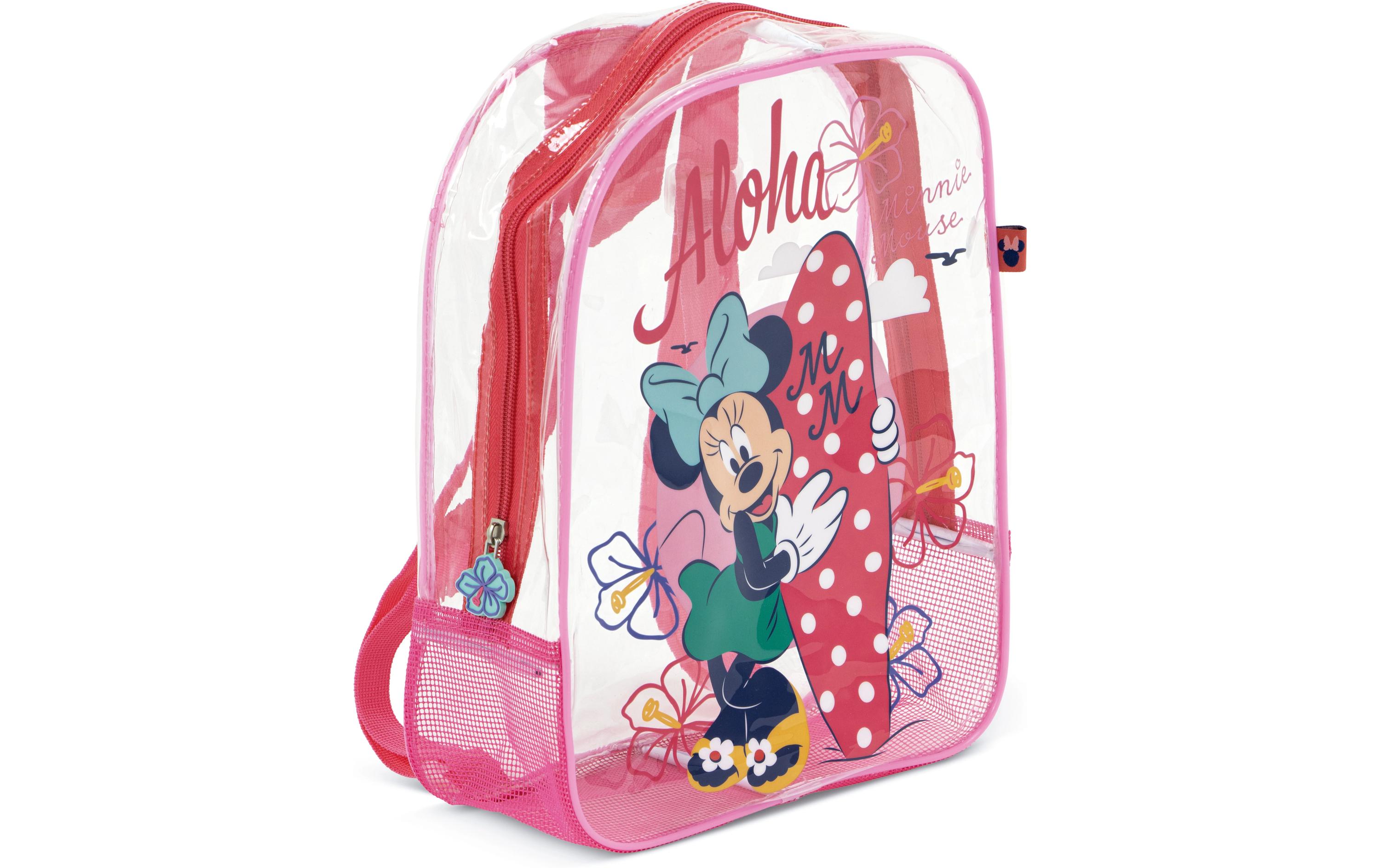 Rucksack Disney: Minnie 31 x 25 x 23 cmTransparenter Strandrucksack