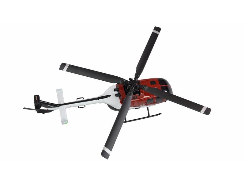 Amewi Helikopter AFX-105 X Rot, 4-Kanal RTF Bo 105 Single-Rotor Heli für Einsteiger