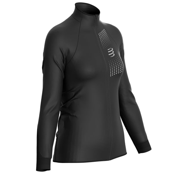 Veste trail COMPRESSPORT HURRICANE WINDPROOF JACKET W BLACK