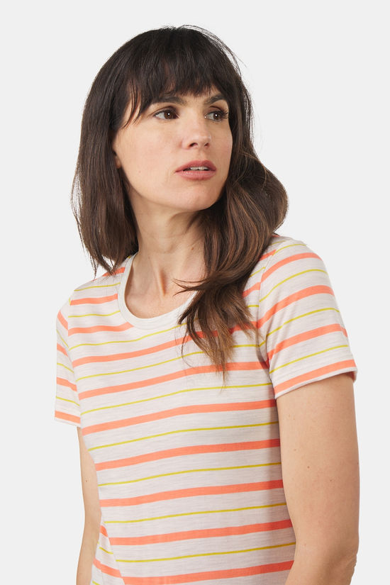icebreaker icebreaker W Wave Ss Tee Stripe