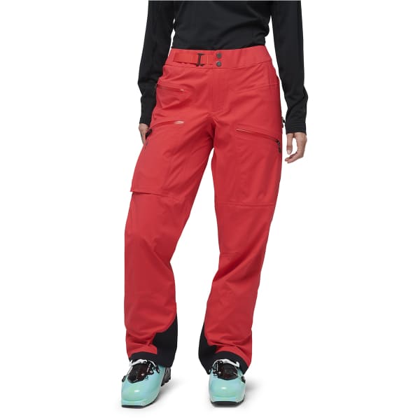 Pantalon de ski BLACK DIAMOND W RECON LT STRETCH PANTS CORAL RED