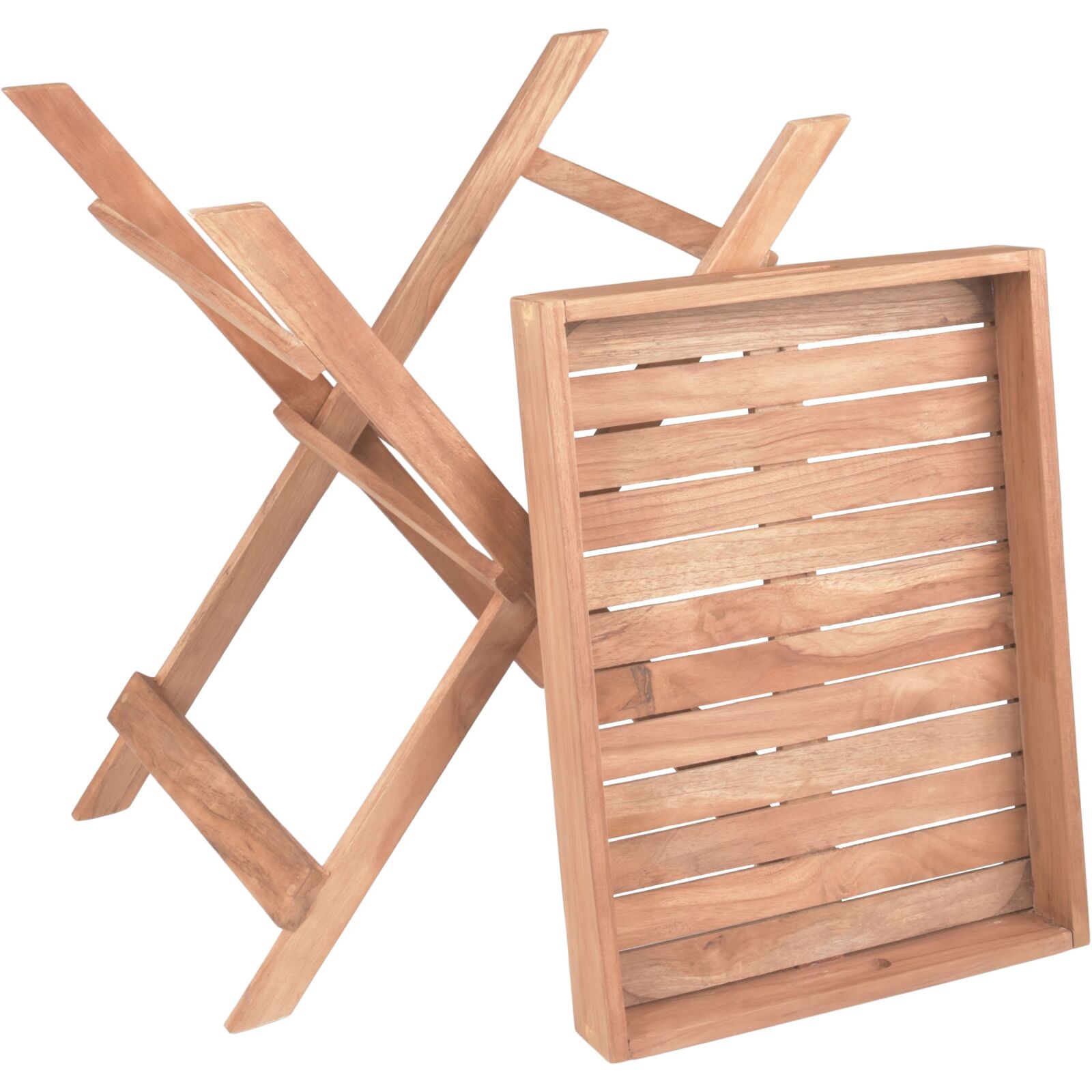 Tablettständer BACAN - Teak massiv - 50 cm hoch