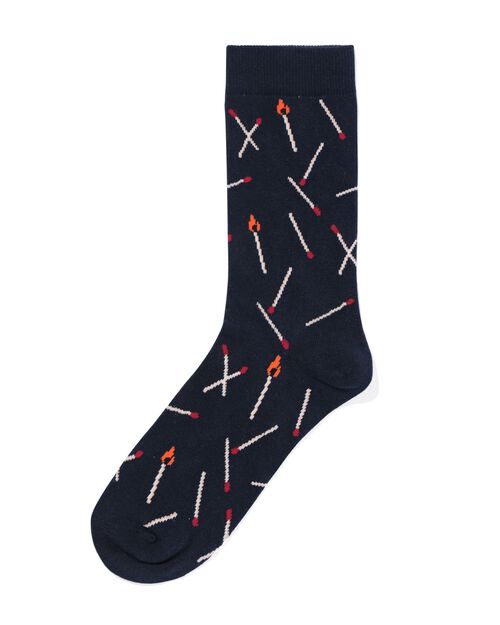 chaussettes perfect match  bleu foncé