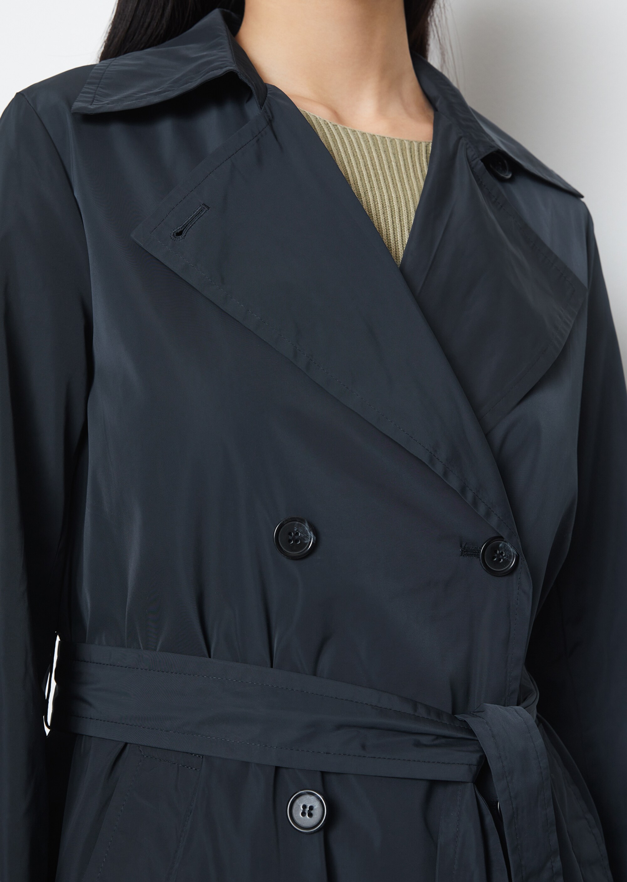 Trenchcoat regularmit wasserabweisender Oberfläche
