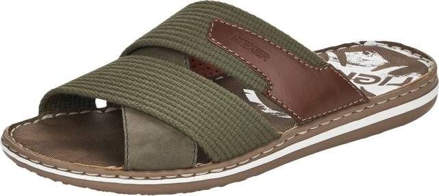 Rieker NU 21% KORTING Slippers met logo opschrift aan de binnenzool