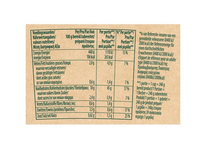 Knorr Fertiggericht Pasta Snack Creamy Pesto 68 g Fertiggericht mit Teigwaren in grüner Pesto-Sauce