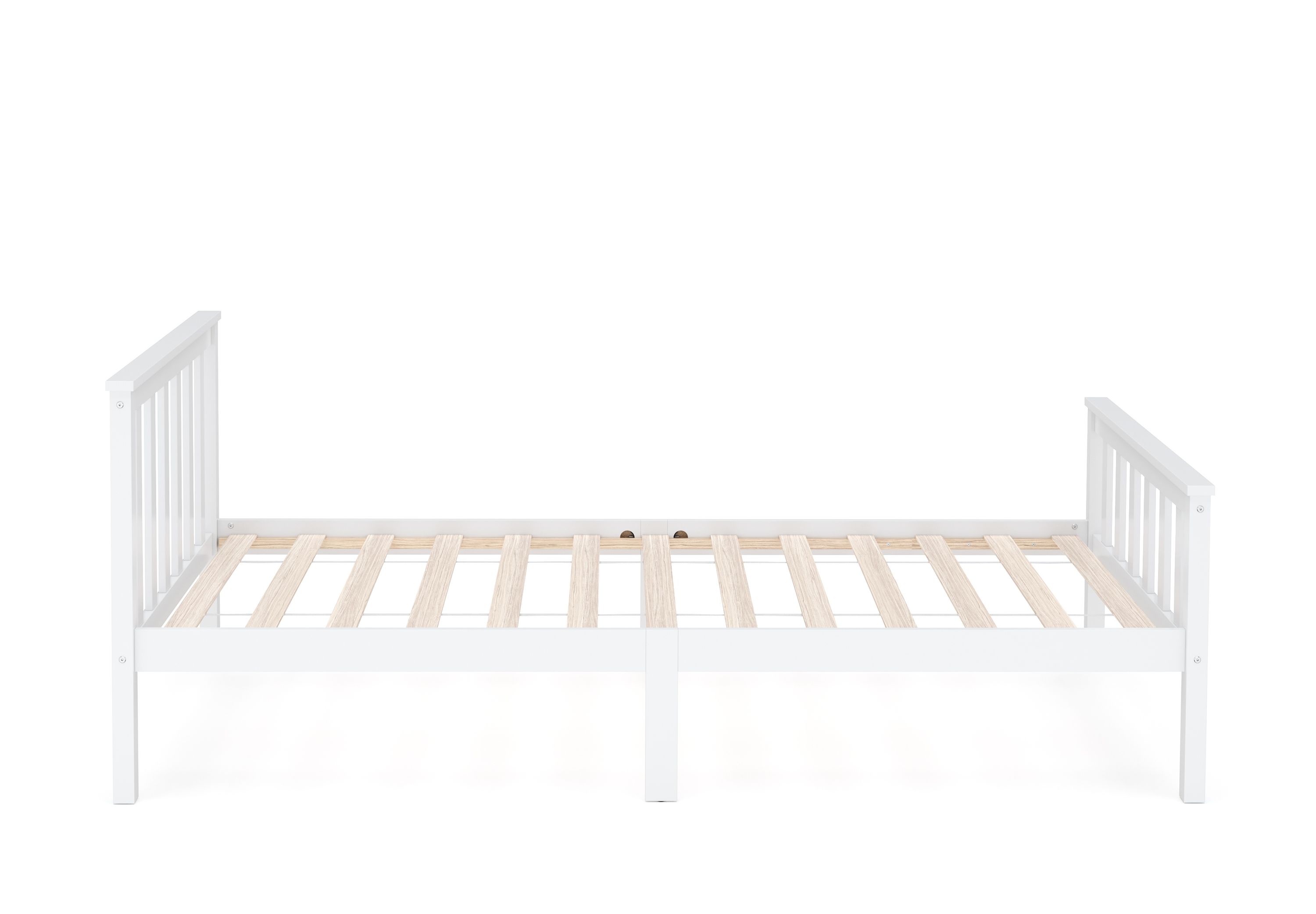 Bett Holz EMILY 90 x 200 cm weiss