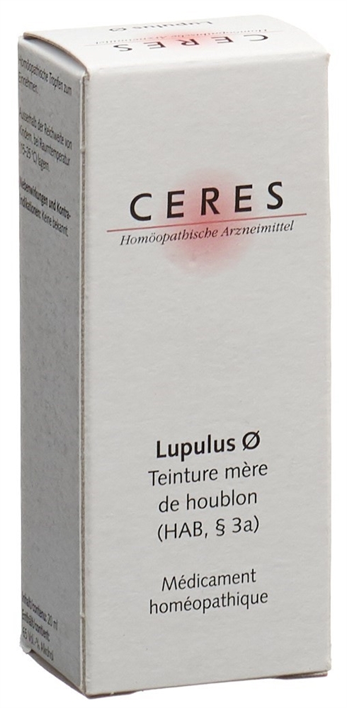 CERES Lupulus Urtinkt Fl 20 ml