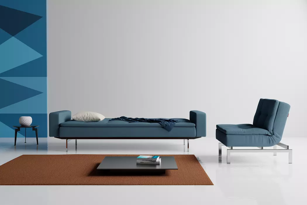 Schlafsofa mit Armlehnen Dublexo Chrom
