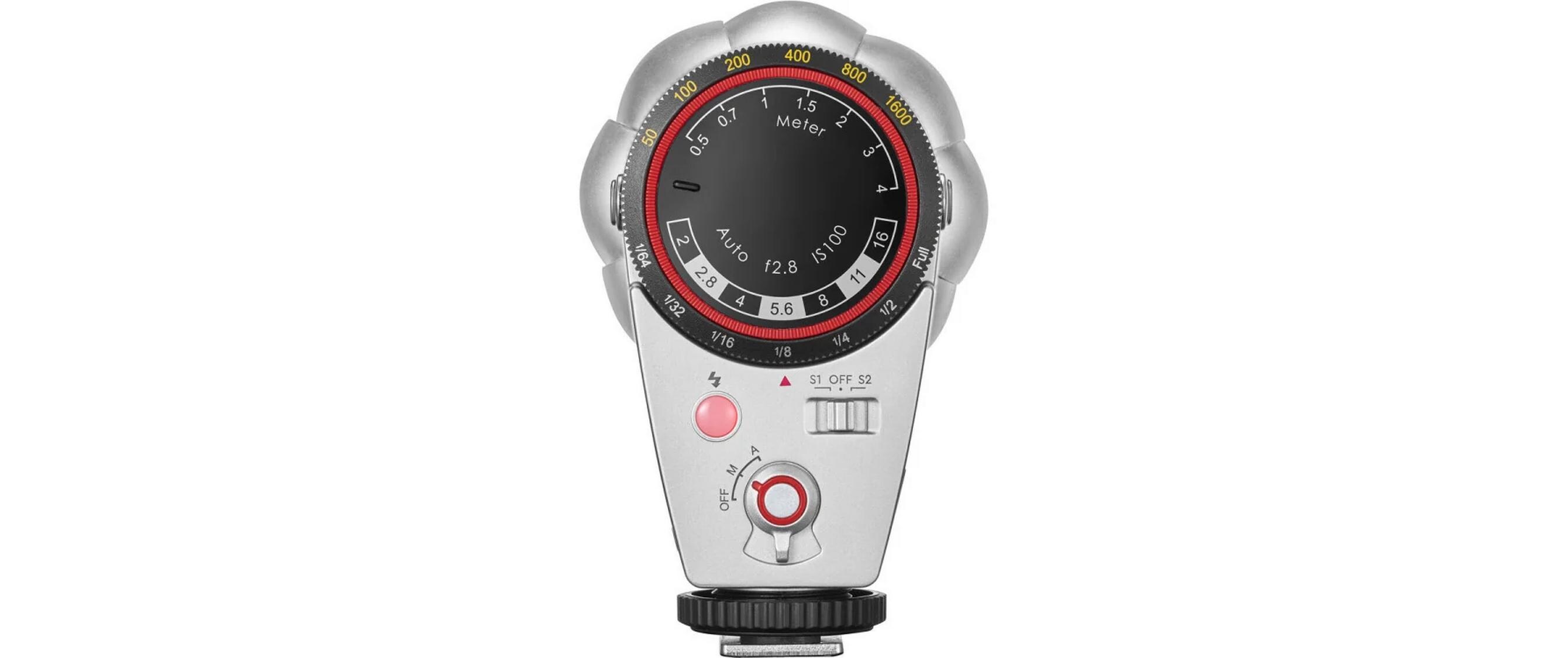 Blitzgerät Lux Cadet Retro<br>Retro-Kamerablitz mit flexibler Steürung und vielseitigen Blitzmodi