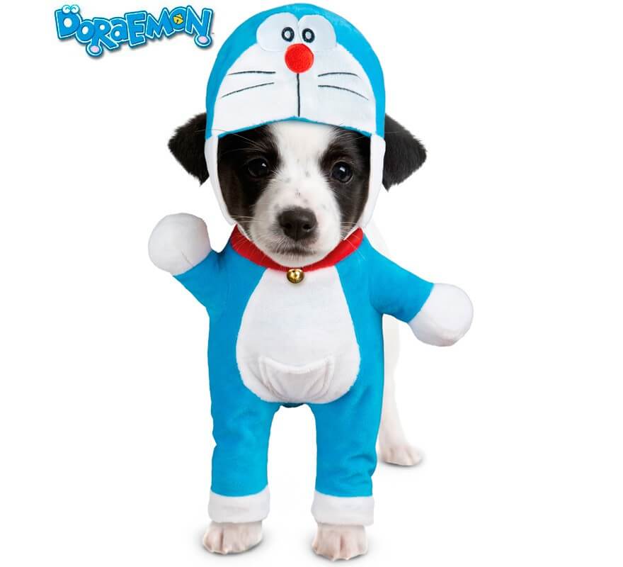 Fantasia de Doraemon para cães
