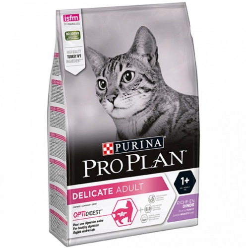 Pro Plan Adult Delicate Digestion Adult Turkey Cat Food