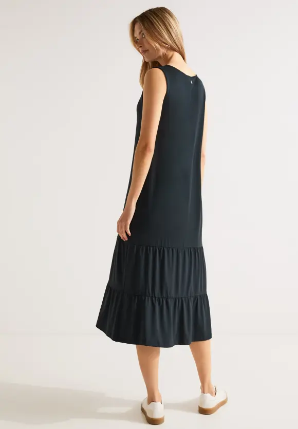 Unifarbenes Jerseykleid - cool vintage green