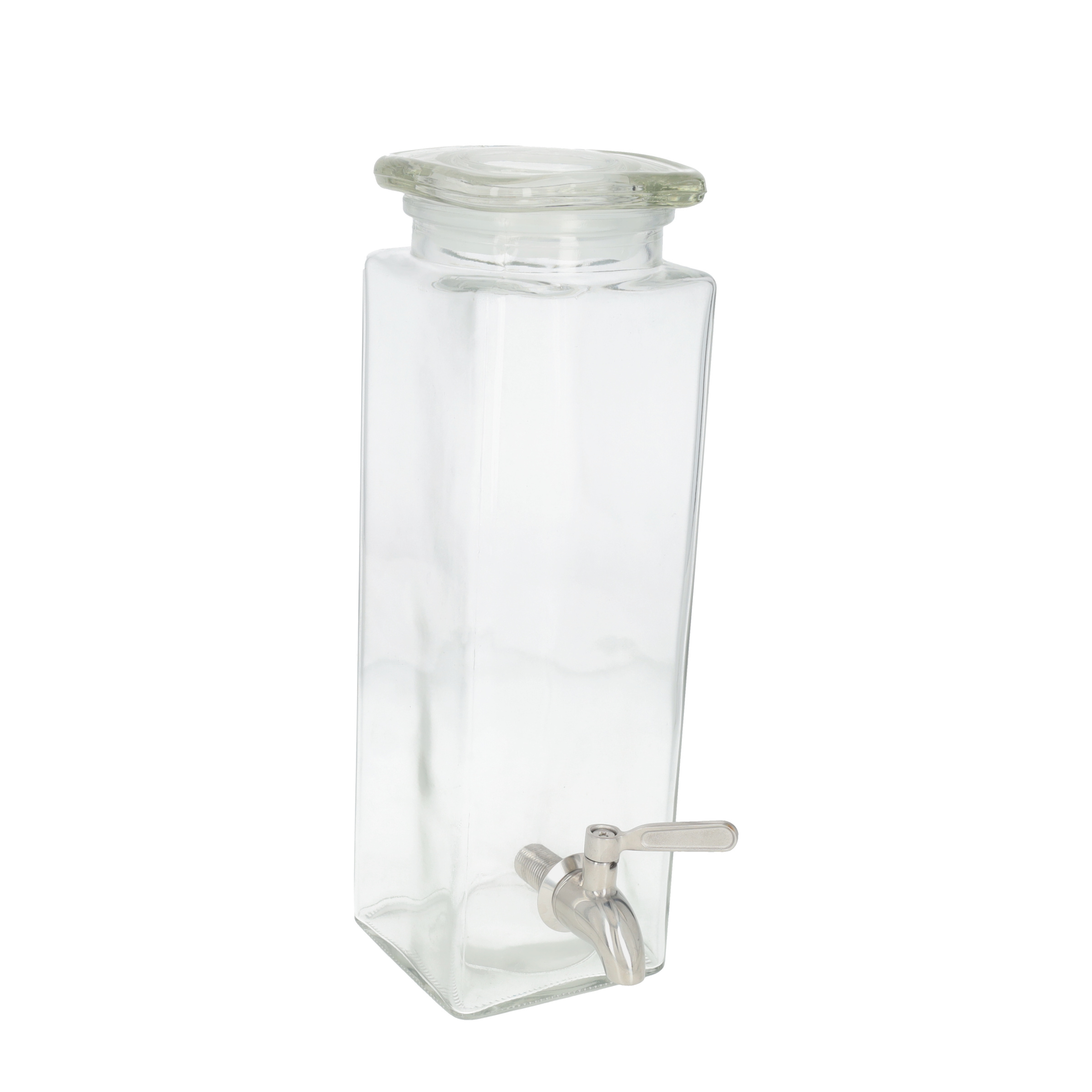 (2.2L) Glas Getränke Spender mit Zapfhahn Retro Einmachglas Dispenser für Limonade / Wasser / Fruchtsaft / Ice Tea