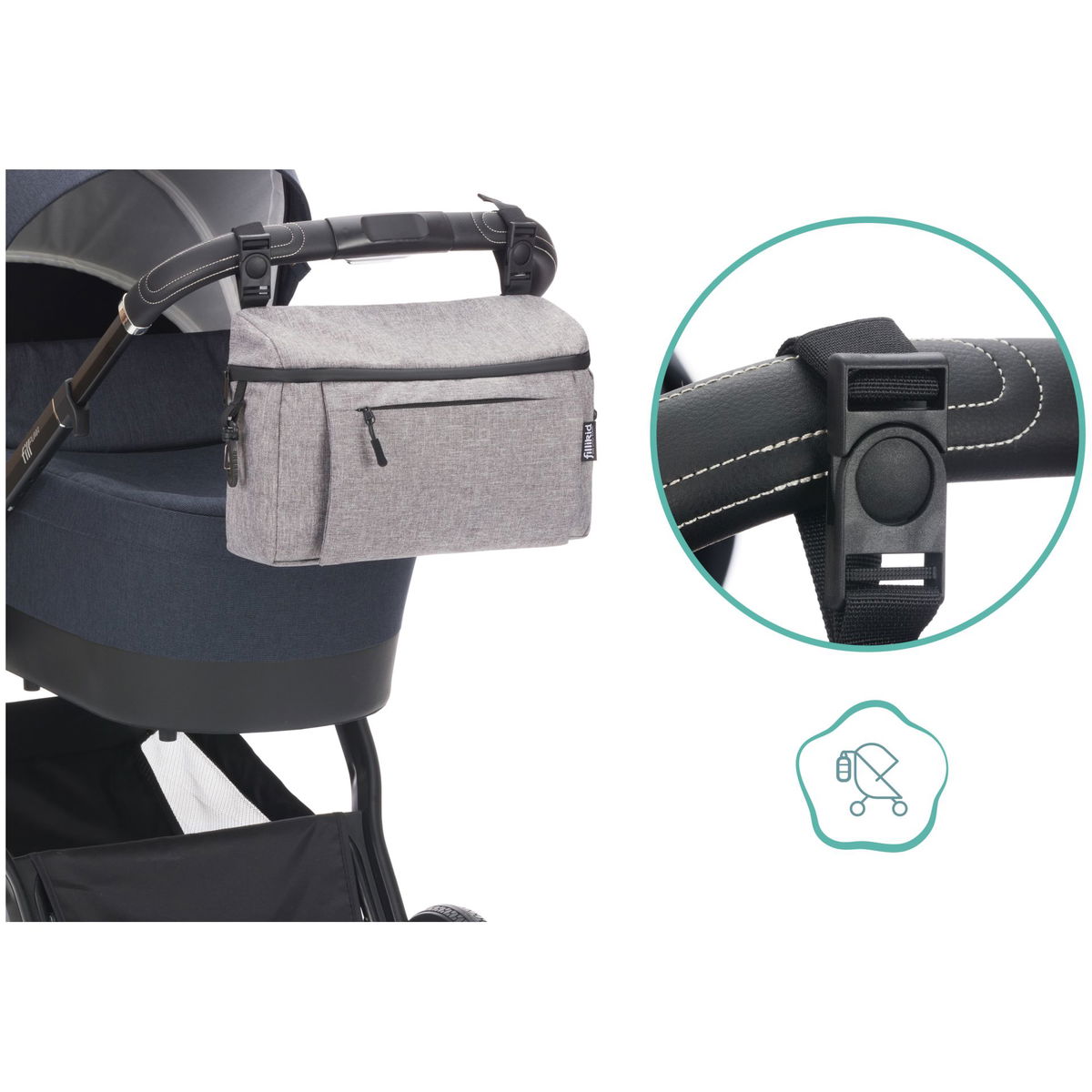 fillikidfillikid   Buggy Organizer Sport grau