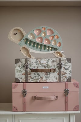 Little Lights Lampe Skilpadde, Seafoam Pink