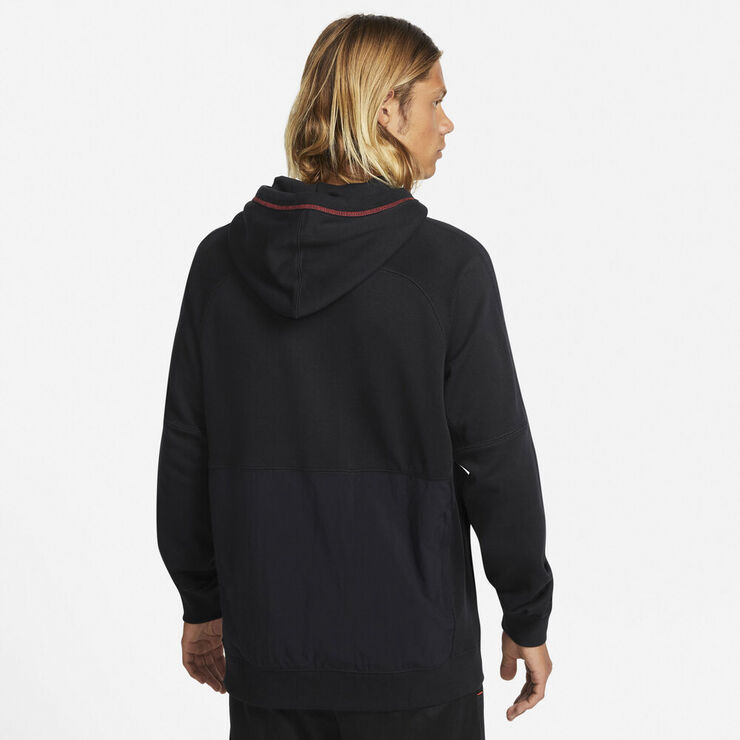 Nike F.c. Fleece Haettetroje Sort