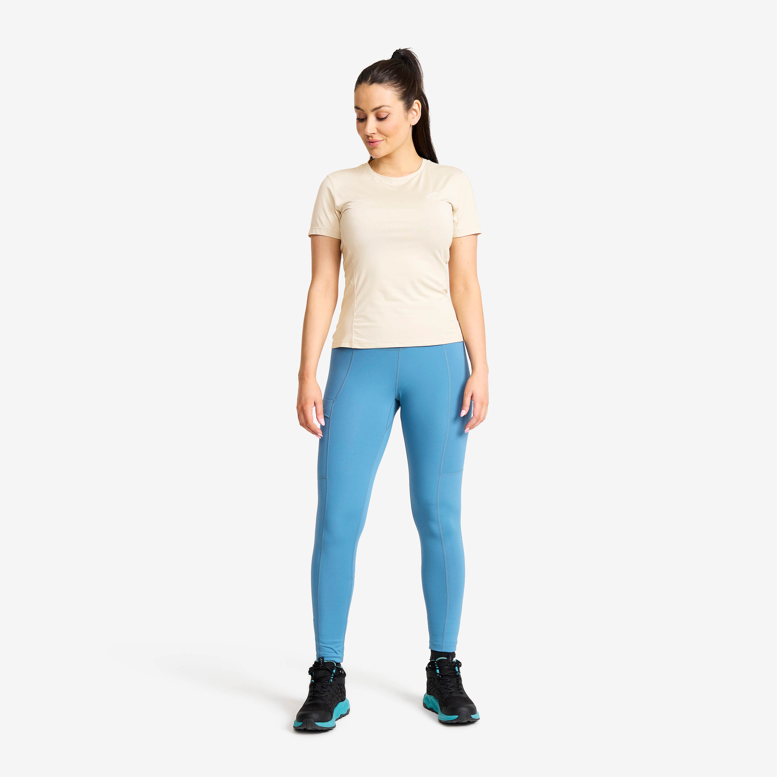 Stride Active T-shirt  Dame Oatmeal