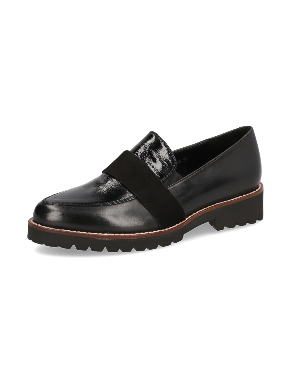 Lederkombination Slipper