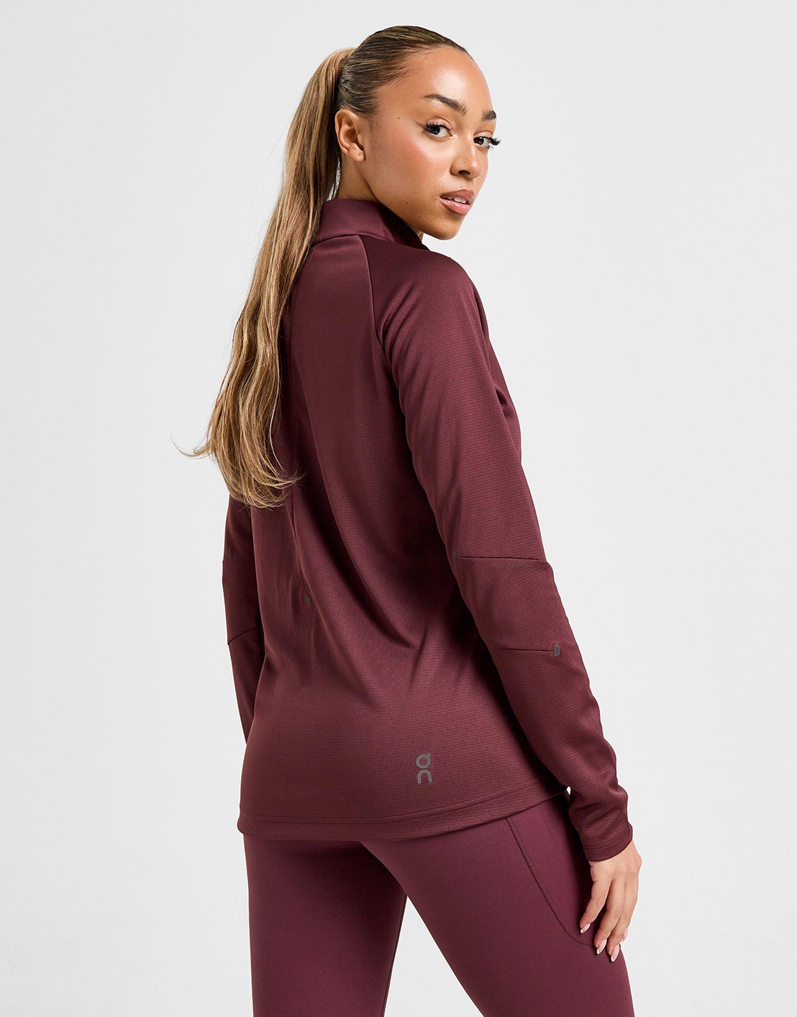 On Running Haut Zippé Climate Femme