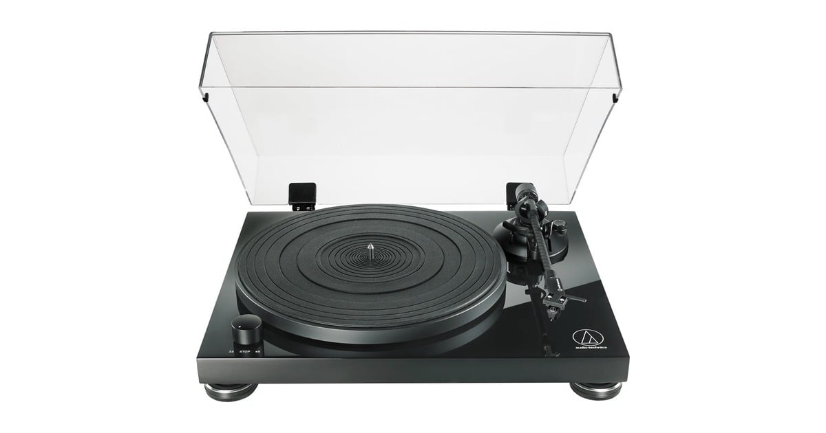 Audio-TechnicaAT-LPW50PB Platenspeler  (Hoogglans zwart)
