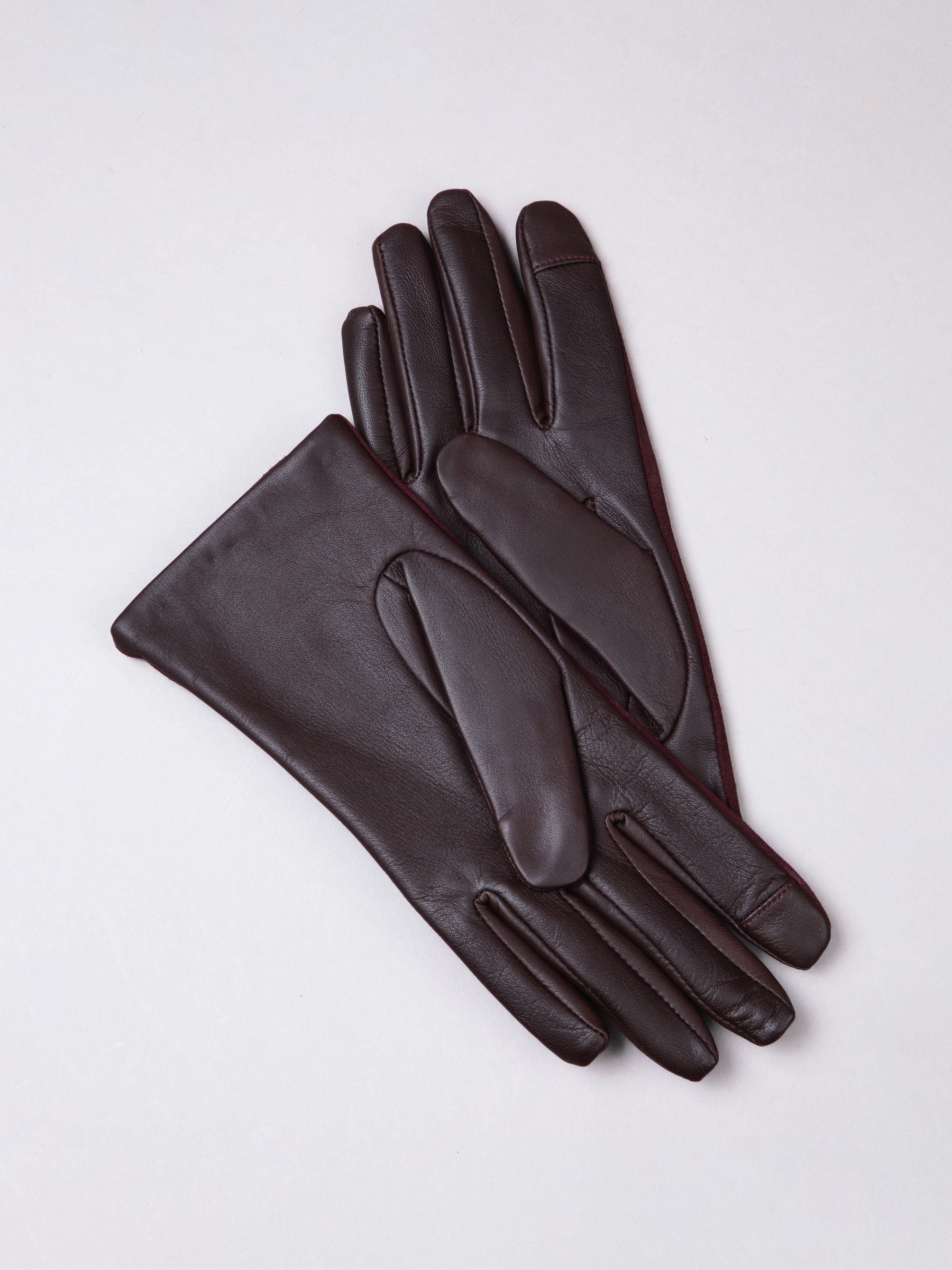 Paarsrood - Lakeland leren suède Hesket handschoenen