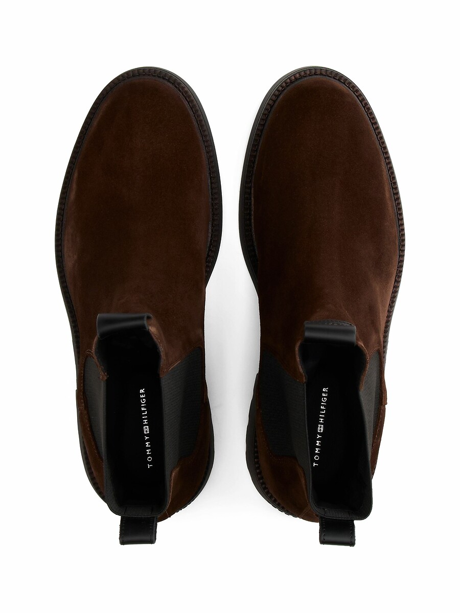 TOMMY HILFIGER<br>Botas Chelsea de camurça