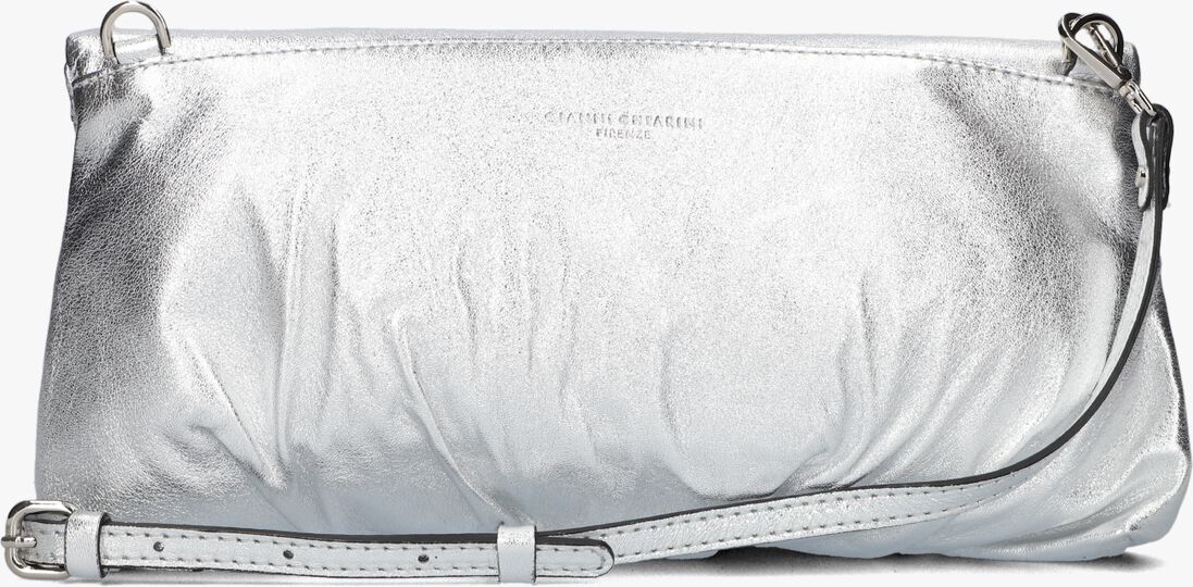 GIANNI CHIARINI zilveren gianni chiarini schoudertas cherry bs10360