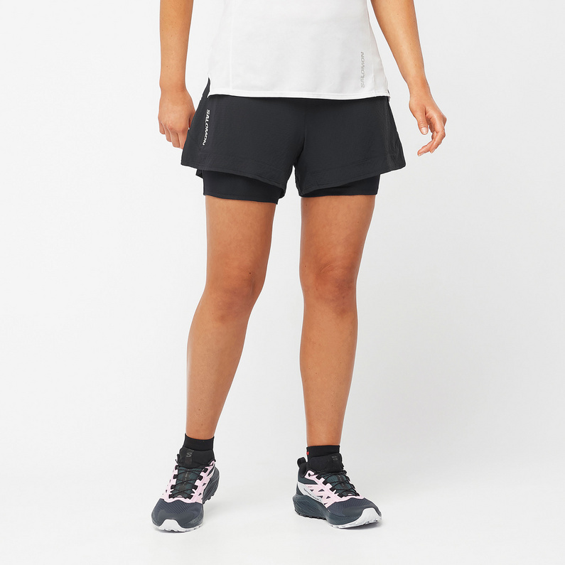 Salomon Damen Sense Aero 2in1 Shorts