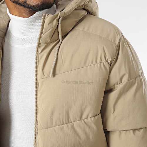 Doudoune Capuche Oversterbro Beige