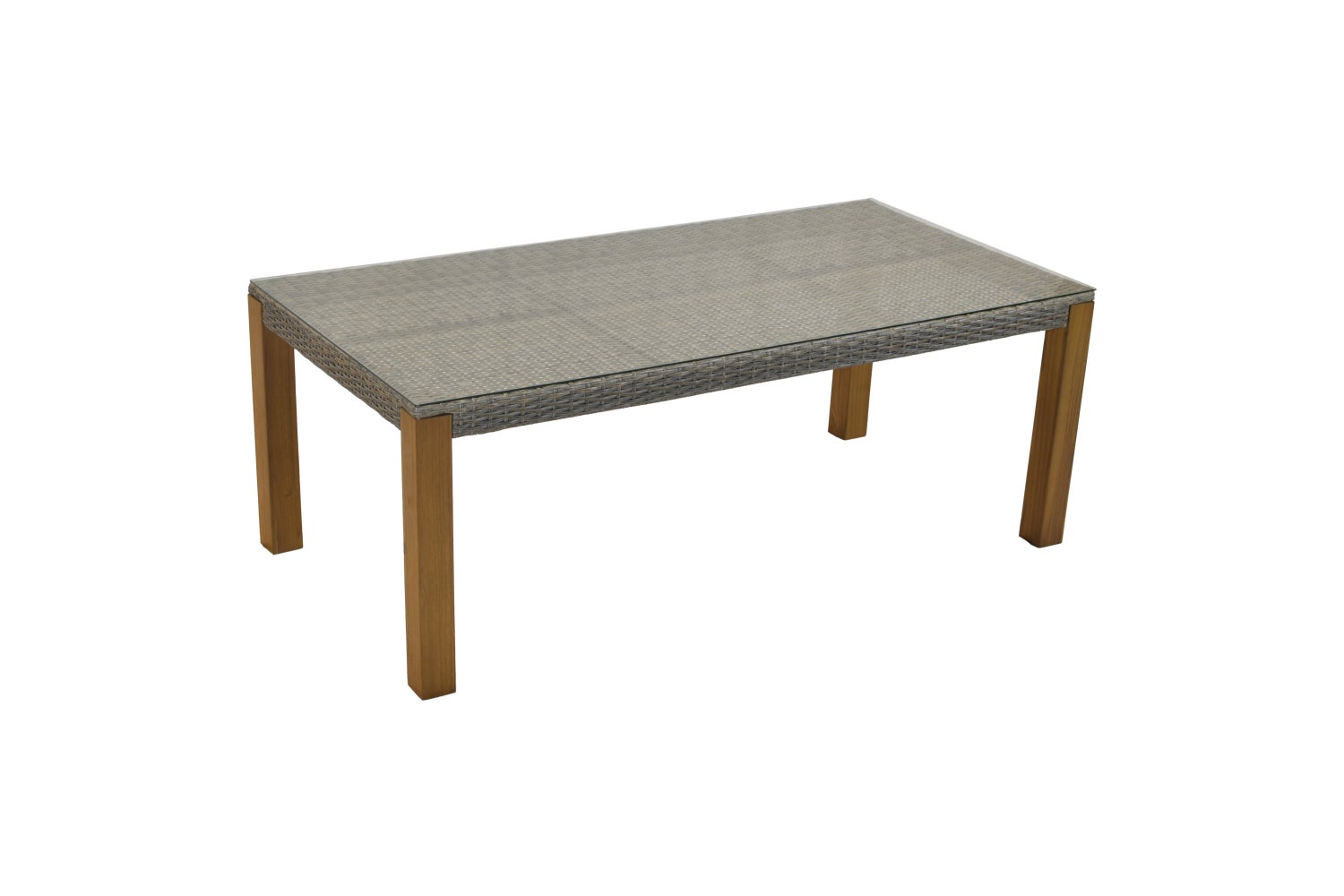 Tuintafel met acacia poten, 200 x 100 cm