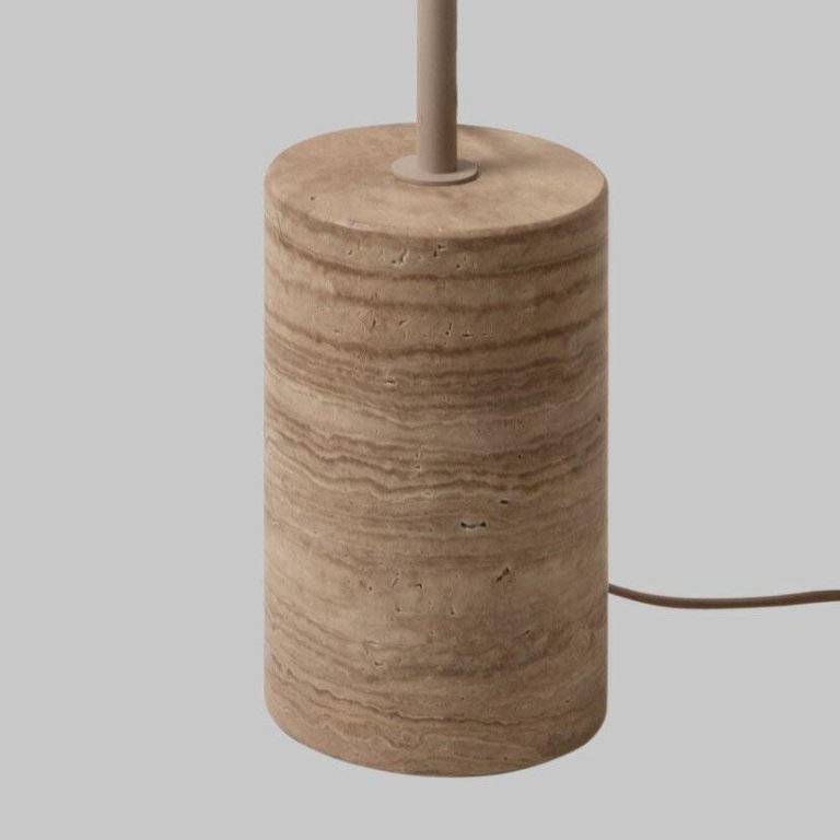 It's about Romi Tivoli vloerlamp marmer bruin