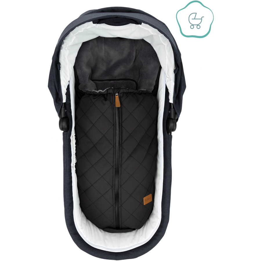 fillikid Winterfußsack Nevado für Babyschale Schwarz