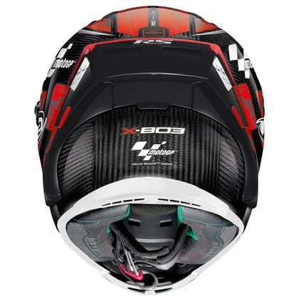 Casque X-lite X-803 RS - ULTRA CARBON - MOTO GP - Noir / Rouge
