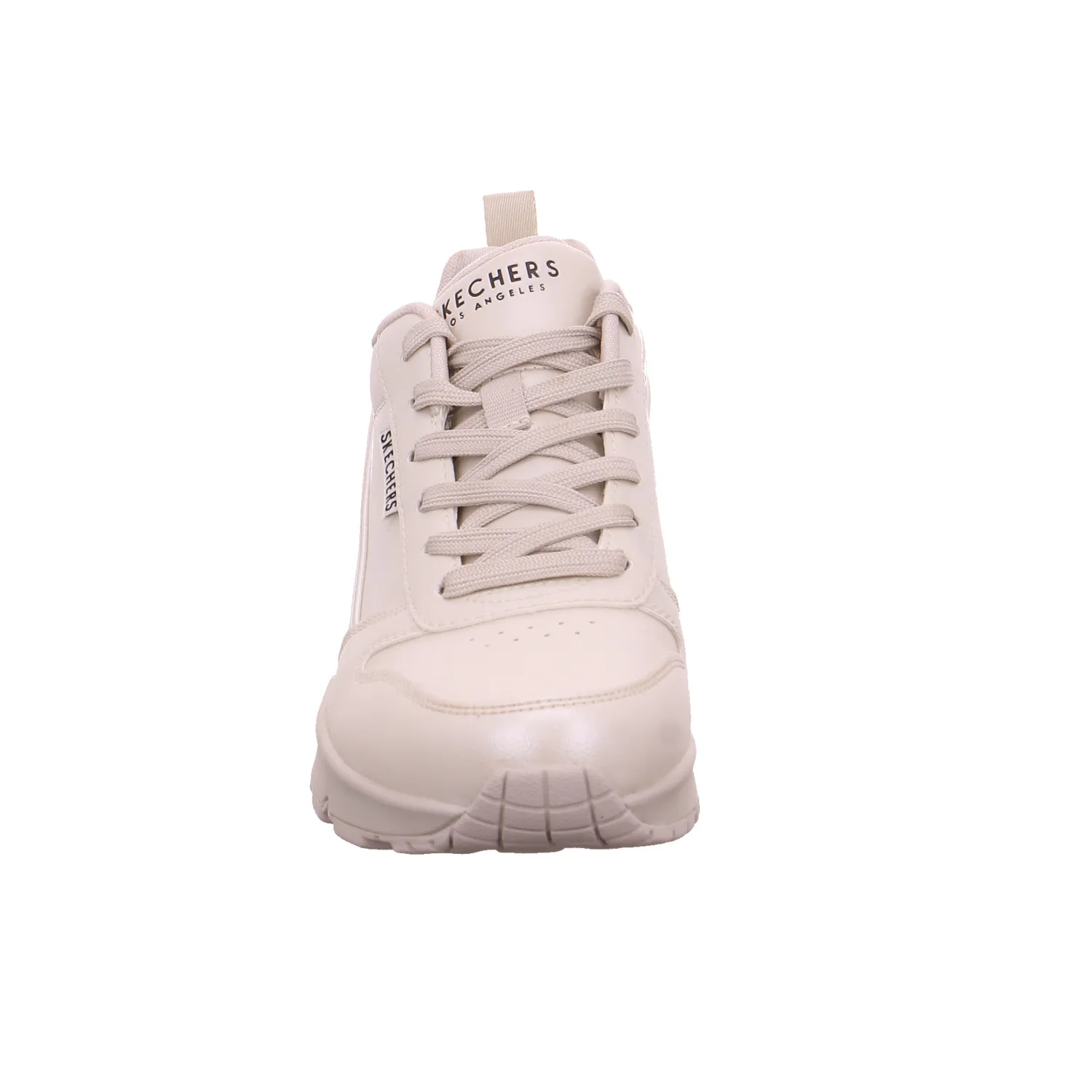 SKECHERS Sneaker Beige Lederimitat  mit Memory Foam
